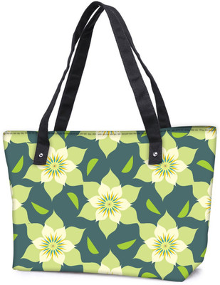 

Snoogg Pack Of 2 Yellow Floral Combo Tote Shopping Grocery Bag With Coin Pencil Purse Shoulder Bag(Multicolor, 5 L)
