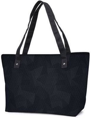 

Snoogg Pack Of 2 Black Patternd Design Combo Tote Shopping Grocery Bag With Coin Pencil Purse Shoulder Bag(Multicolor, 5 L)