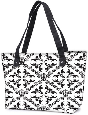 

Snoogg Pack Of 2 Grey Pattern Design Combo Tote Shopping Grocery Bag With Coin Pencil Purse Shoulder Bag(Multicolor, 15 L)