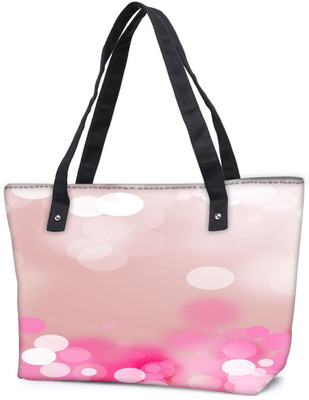 

Snoogg Pack Of 2 Pink Lock Haze Combo Tote Shopping Grocery Bag With Coin Pencil Purse Shoulder Bag(Multicolor, 5 L)