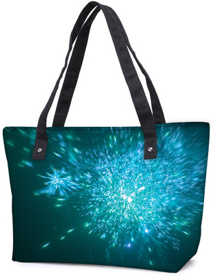 

Snoogg Pack Of 2 Blue Fireworks Backgrounnd Combo Tote Shopping Grocery Bag With Coin Pencil Purse Shoulder Bag(Multicolor, 5 L)