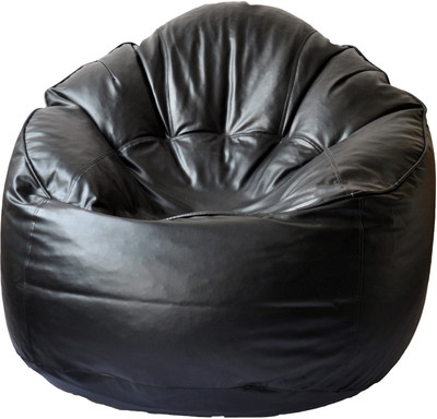 

Kainaat Fashion XXXL Bean Chair Cover (Without Beans)(Black)