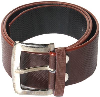 

AYMH Men Brown Artificial Leather Belt