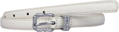 

Sri Women Casual White Artificial Leather Belt