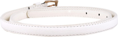 

Sri Women Casual White Artificial Leather Belt