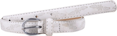 

Sri Women Casual White Artificial Leather Belt