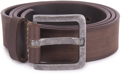 

PRINCE ENTERPRISES Men Brown Genuine Leather Belt