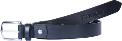 

l'ange Men Casual, Party, Formal, Evening Black Genuine Leather Belt