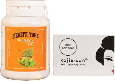 

HT Health tone regular Weight Gain Capsules and Kojiesan Skin Lightening Soap 135g(1500 g)