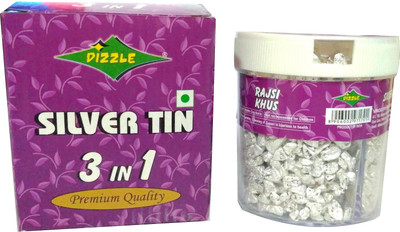 

Dizzle Silver Tin 3 in 1 Papaya, Mint Mouth Freshener