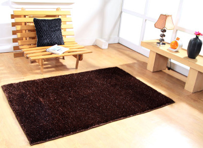 

Excel Bazaar Brown Polyester Carpet(120 cm X 180 cm)