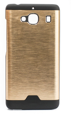 Mystry Box Back Cover for Mi Redmi 2(Gold, Rubber, Metal) Flipkart