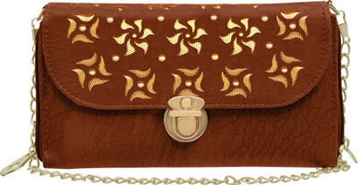 

Tap Fashion Party Brown Clutch