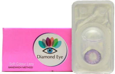 

Diamond Eye Without power Monthly Contact Lens(-4.75, Amethyst, Pack of 2)