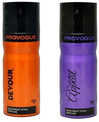 

Provogue Devour, Seductive Appeal (limited edition) Deodorant Spray - For Men & Women(300 ml, Pack of 2)