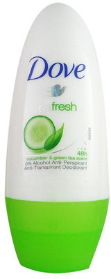 

Dove Cucumber & Green Tea Scent Deodorant Roll-on - For Men & Women(50 ml)