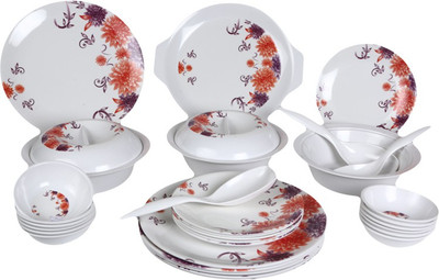 

Eagleware Melamine Pack of 33 Dinner Set(Melamine)