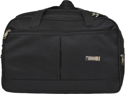 

Exel Bags 11 inch/28 cm (Expandable) Modern Travel Duffel Bag(Black)