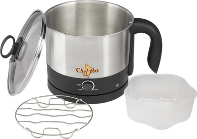 

Chef Pro Multipurpose Electric Kettle(1.2 L, Steel)