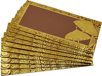 

Saamarth Impex Envelopes(Pack of 10 Brown, Gold)