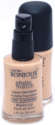 

Coat Me Bonjour Paris Photo Match Invisible Foundation - Wheatish to Dusky Skin Foundation(Beige)