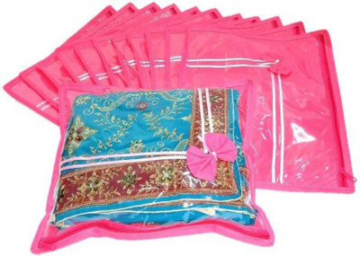 

Aadhya Designer Pink Saree Cover 12pcs SAREECOVERS35(Pink)