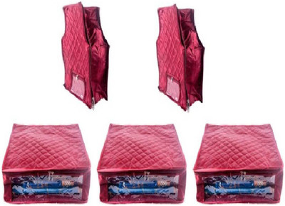 

Addyz attractive Organizer et of 5(Maroon)