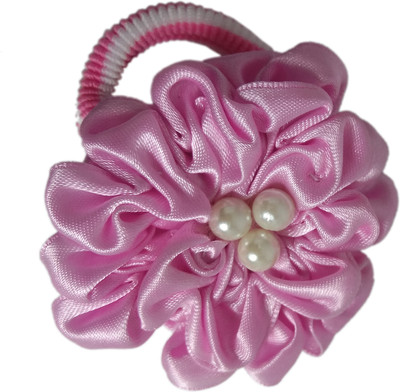 

Threads N Ribbons Pink Flower Rubber Band(Pink)
