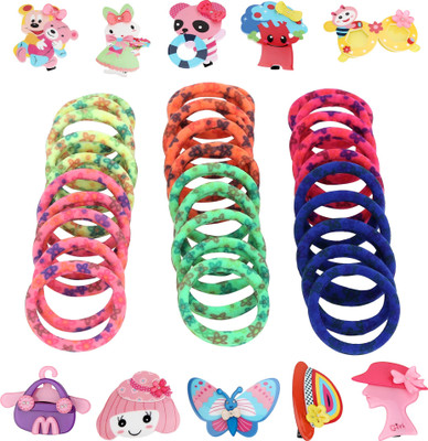 

Asera Hair Accessories Rubber Band(Multicolor)