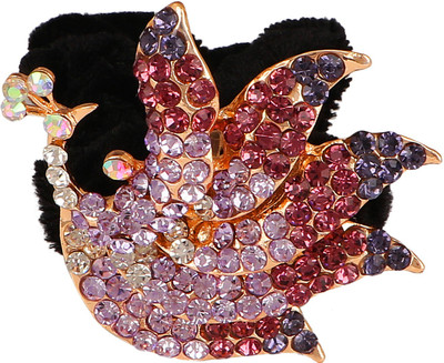 

Pink Rose Princess Charm Hair Band(Purple)