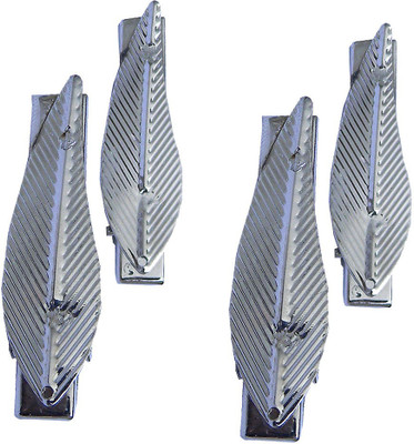 Trendeela.com Feriha Silver Leaf-Shape Hair Clip(Silver)