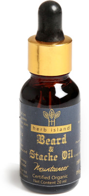 

herb Island Organic Beard Oil - 100% Pure and Natural (Aqua fresh fragnance) Hair Oil(20 ml)