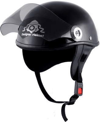 

Autofy O2 with Ear Covering Motorbike Helmet(Black