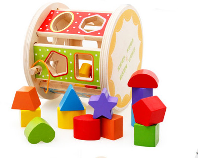 

Xunda Kid's Round Shape Intelligence Wooden Toy(High Grade)(Multicolor)