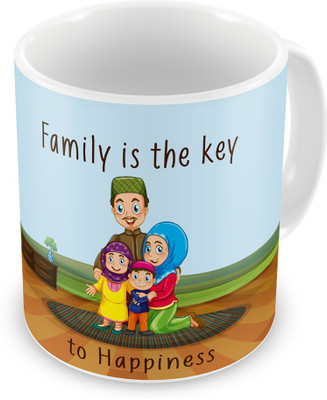 

Indigifts 70 Ceramic Mug(330 ml), Blue