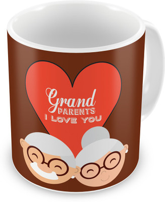 

Indigifts 73 Ceramic Mug(330 ml), Brown