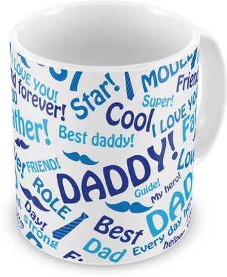 Indigifts 20 Ceramic Mug(330 ml), White