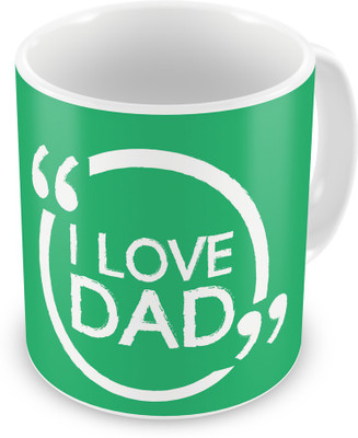 

Indigifts 57 Ceramic Mug(330 ml), Green