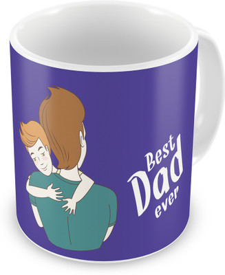 Indigifts 27 Ceramic Mug(330 ml), Blue