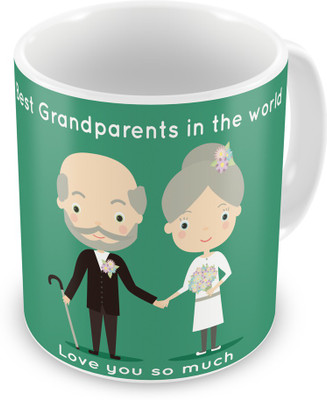 

Indigifts 72 Ceramic Mug(330 ml), Green