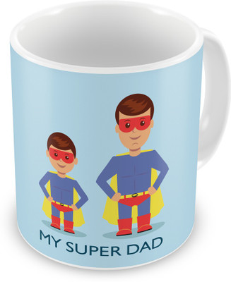 

Indigifts 29 Ceramic Mug(330 ml), Blue