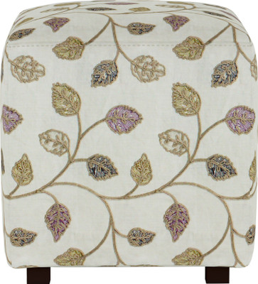 

ARRA Solid Wood Standard Ottoman(Finish Color - Beige)
