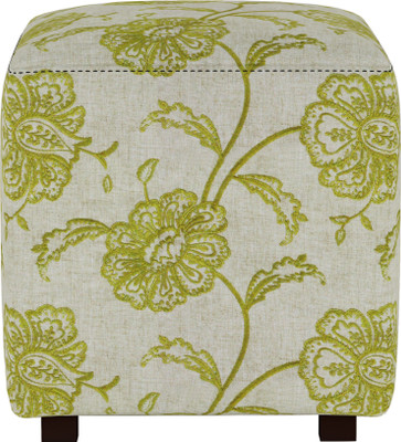 

ARRA Solid Wood Standard Ottoman(Finish Color - GREEN Beige)