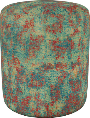 

ARRA Solid Wood Standard Ottoman(Finish Color - GREEN RED)