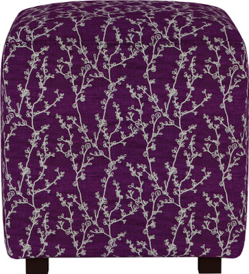 

ARRA Solid Wood Standard Ottoman(Finish Color - PURPLE)