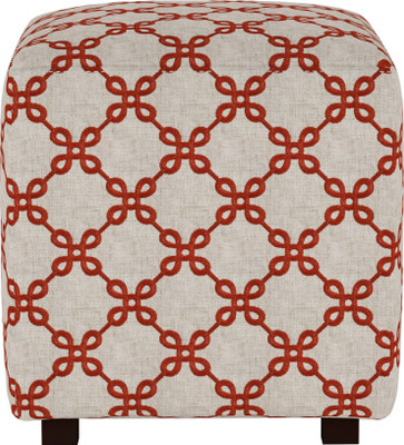 

ARRA Solid Wood Standard Ottoman(Finish Color - Beige RUST)