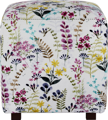 

ARRA Solid Wood Standard Ottoman(Finish Color - PURPLE)