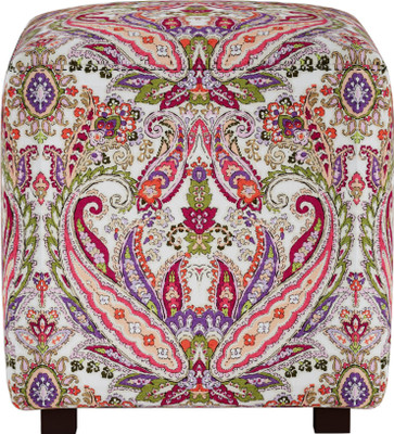 

ARRA Solid Wood Standard Ottoman(Finish Color - PINK)