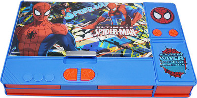 

Saamarth Impex Spiderman Superhero Art Plastic Pencil Box(Set of 1, Blue)