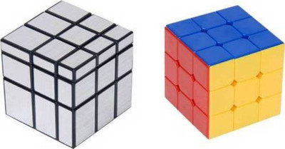 

Speoma Silver Mirror & Printed (Sticker less ) Cube Combo (2 Pieces)(2 Pieces)